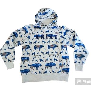 Women's Ariat All over print Buffalo Border sweatshirt